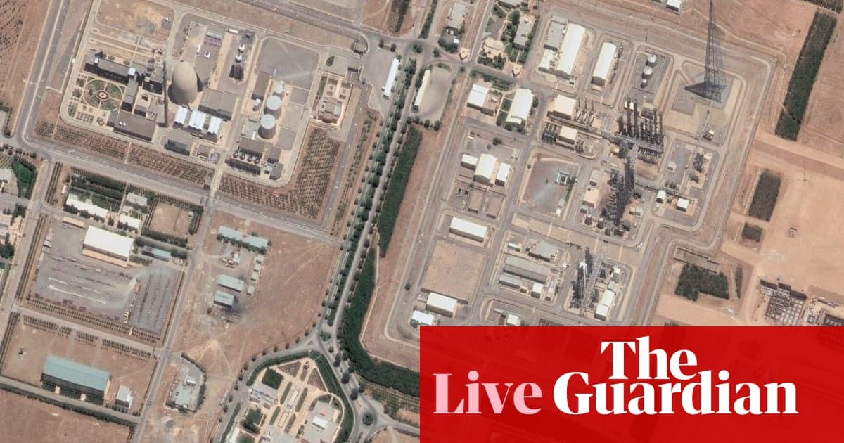 Israel-Iran conflict live: hospital in southern Israel hit in Iran missile strike, say Israeli officials | Iran