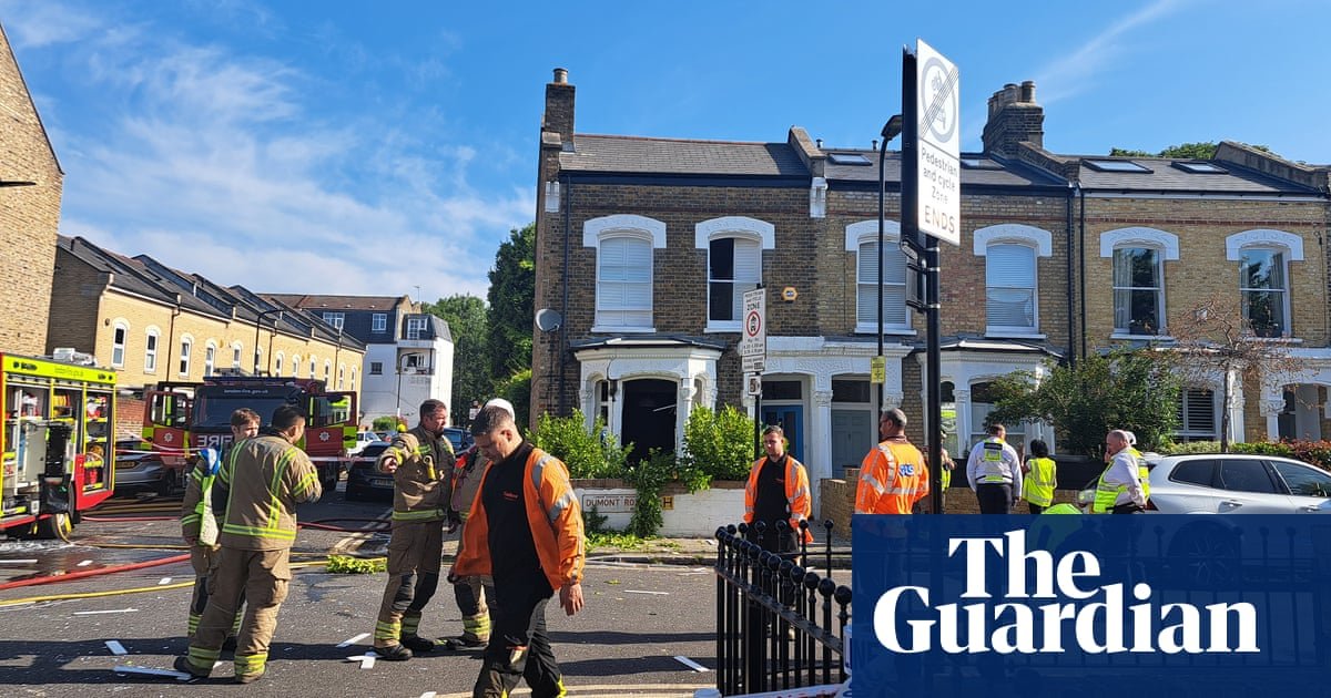 Man arrested after woman found fatally stabbed at scene of London gas explosion | UK news