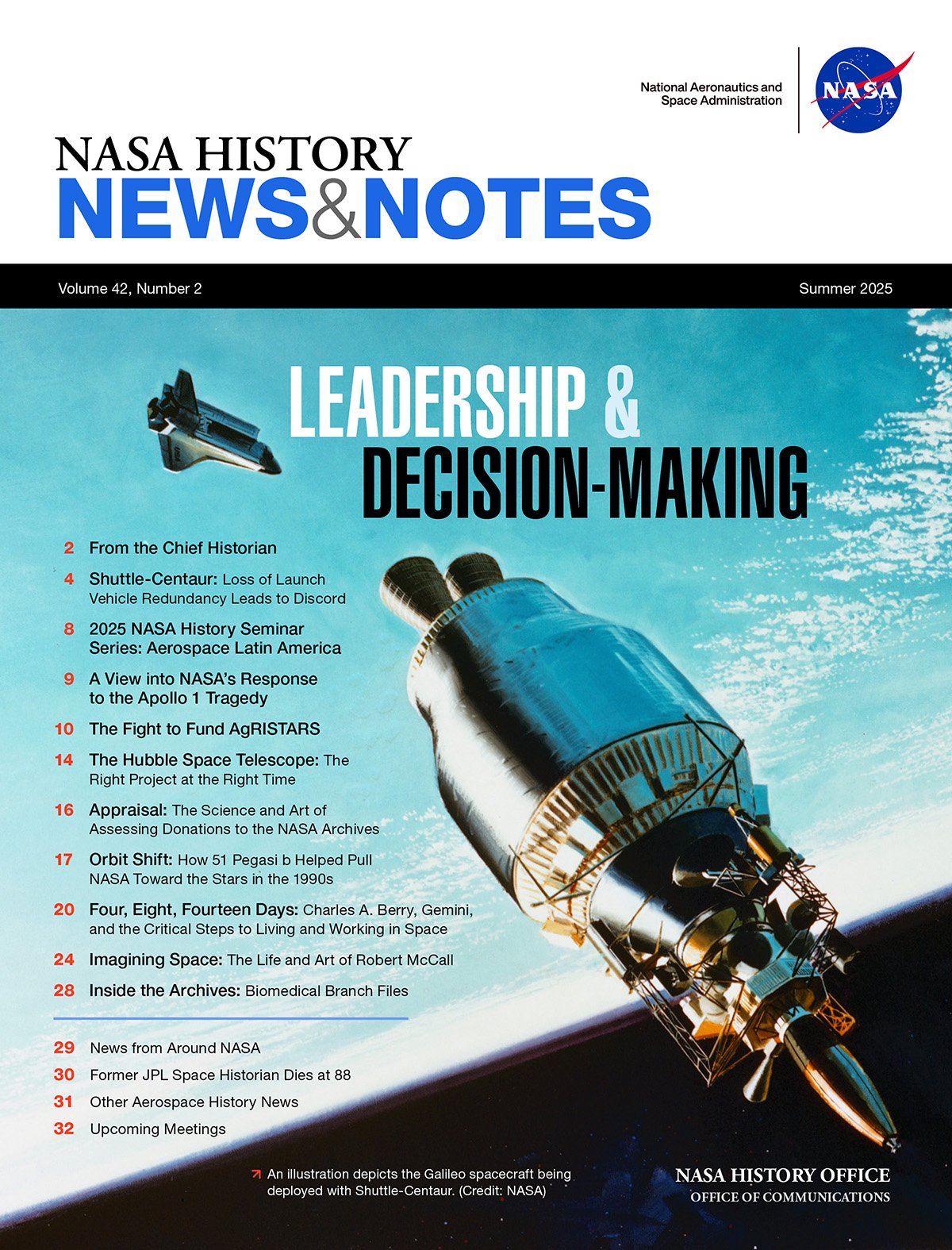 NASA History News and Notes – Summer 2025