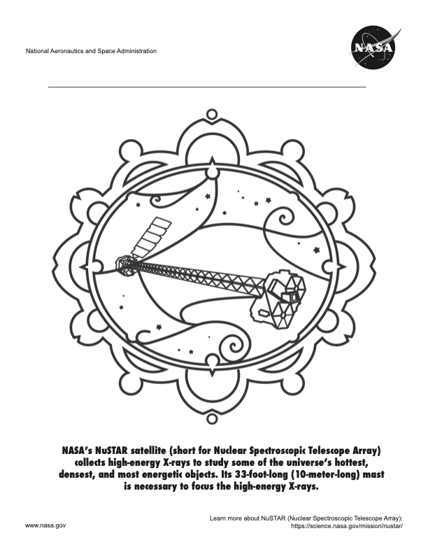 NuSTAR Coloring Pages – NASA Science