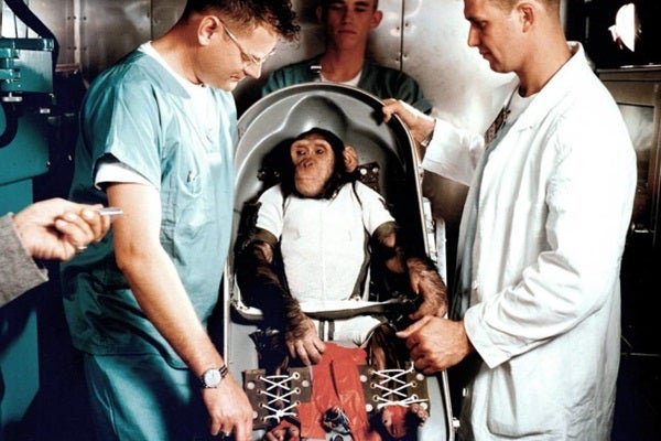 The first mammal in space