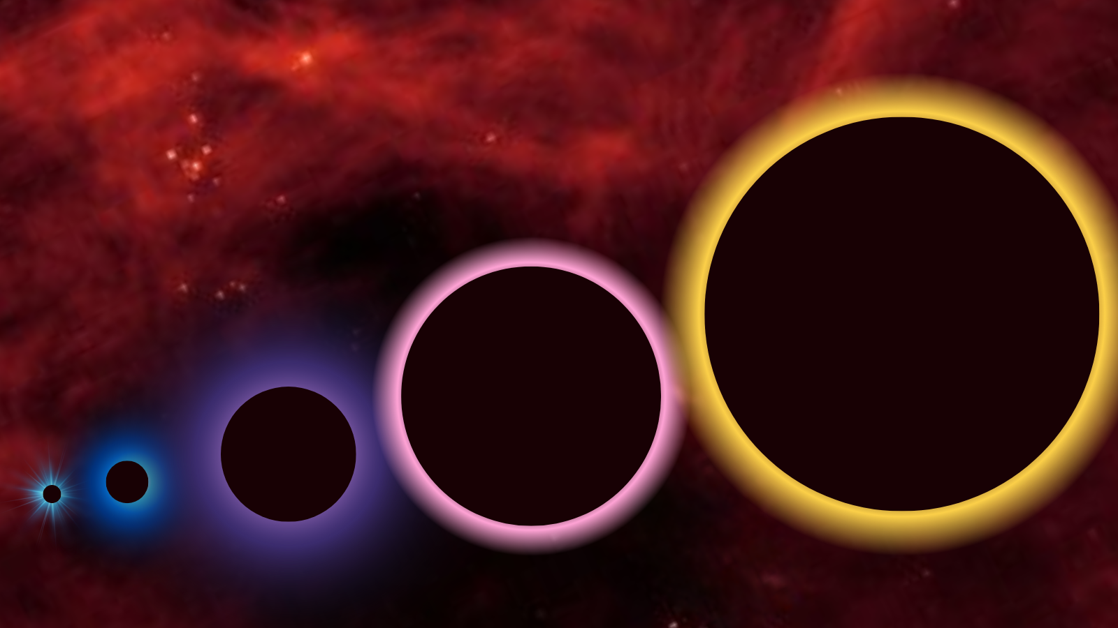 Tiny primordial black holes created in the Big Bang may have rapidly grown to supermblockive sizes