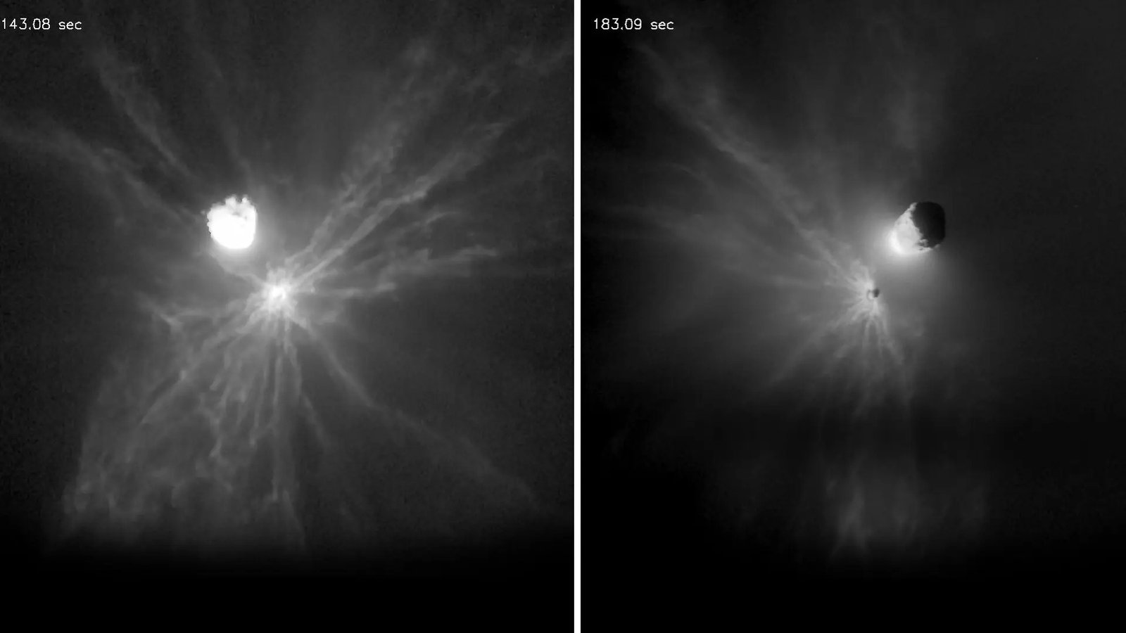 NASA’s asteroid-crash Earth defense tactic has a complication — DART ejected large boulders into space