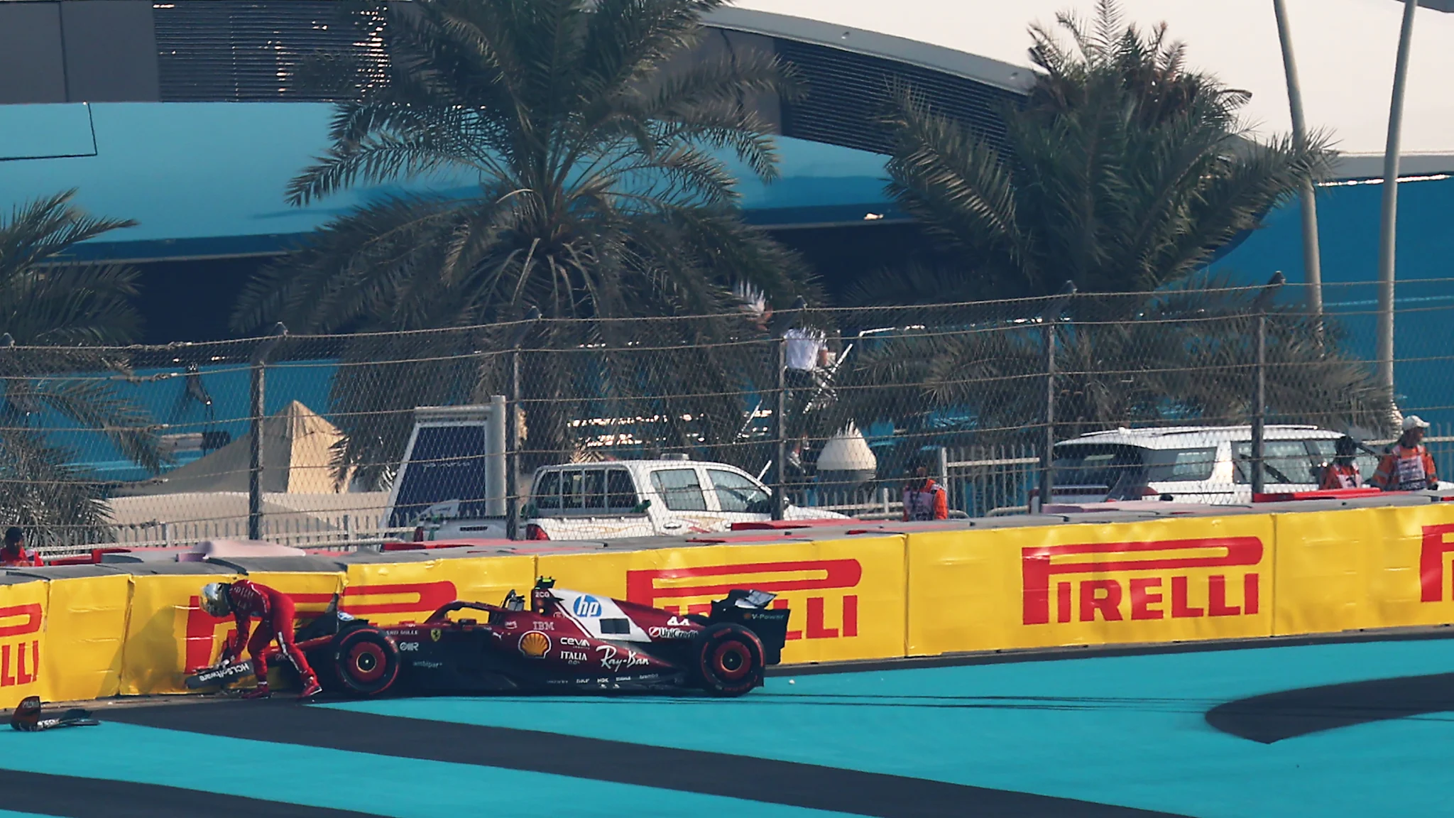 Catch up on FP3 in Abu Dhabi as George Russell goes fastest and Lewis Hamilton crashes out Catch up on FP3 in Abu Dhabi as George Russell goes fastest and Lewis Hamilton crashes out