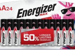 Energizer AA Batteries, MAX Double AA Battery Alkaline, 24 Count