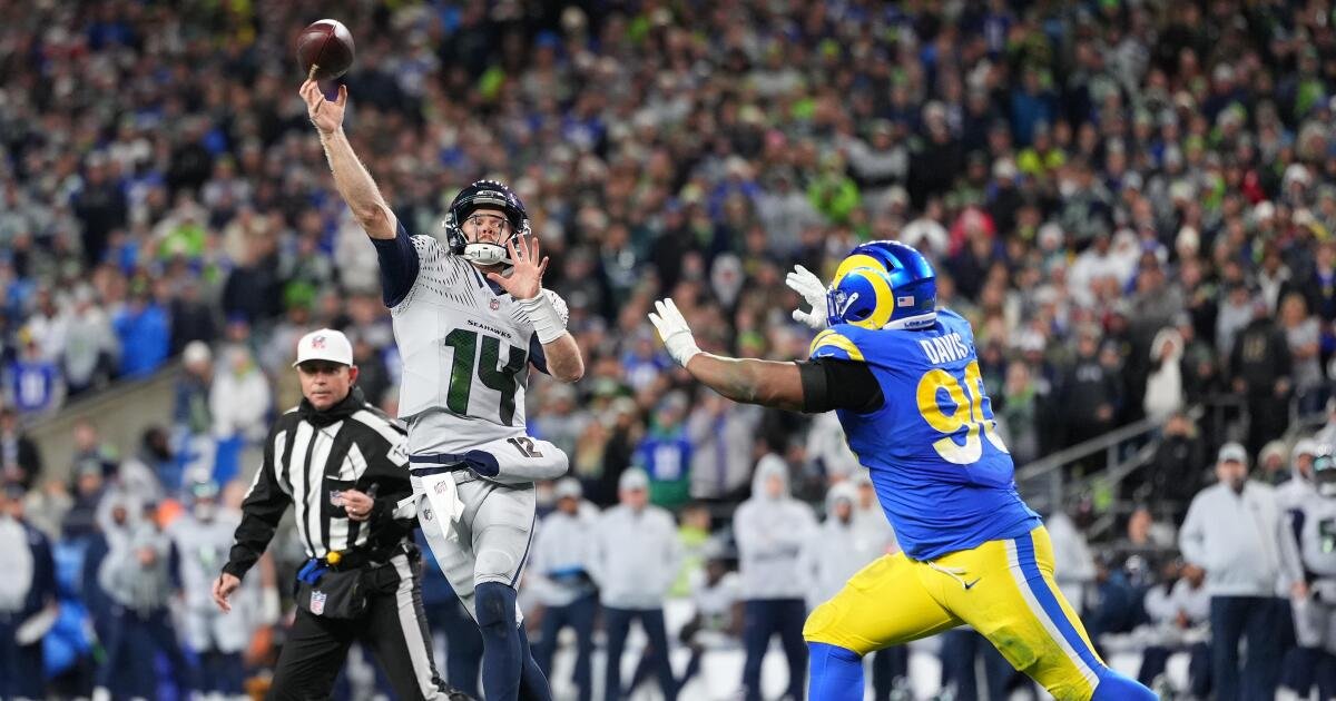 Rams lose to Seahawks in overtime thriller, falling out of first