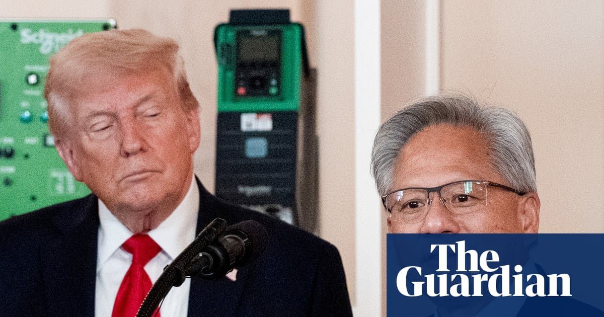 Trump clears way for Nvidia to sell powerful AI chips to China | Nvidia Trump clears way for Nvidia to sell powerful AI chips to China | Nvidia