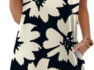 WIHOLL Summer Dresses for Women 2026 Beach Vacation Spring Fashion Clothing Lace Mini Tank Dress with Pockets