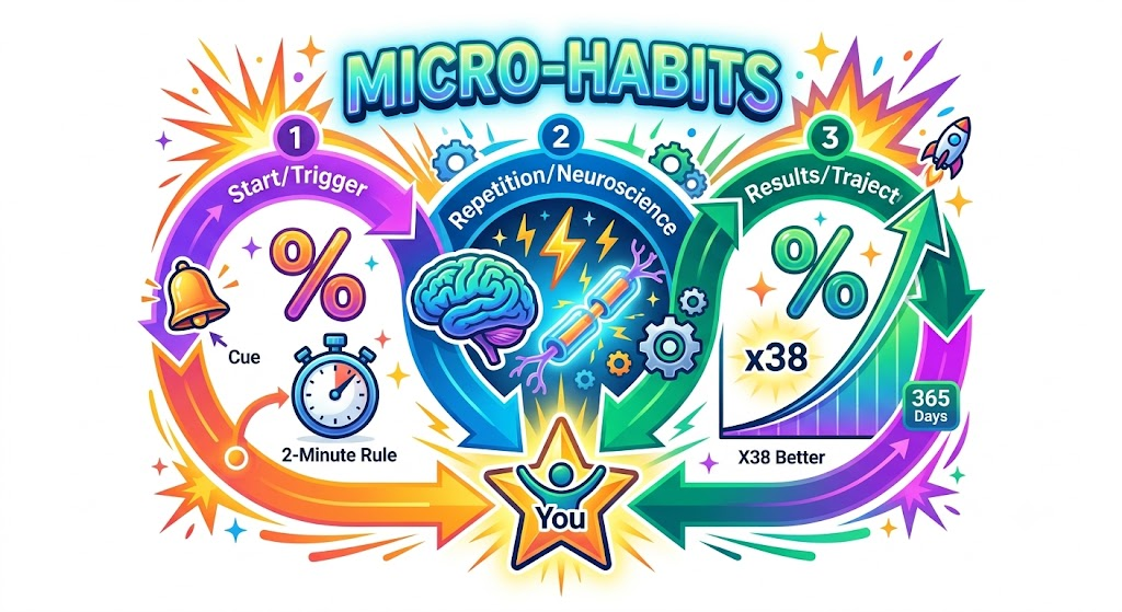 The Science of Micro-Habits: Why 1% Daily Shifts Yield Huge Results